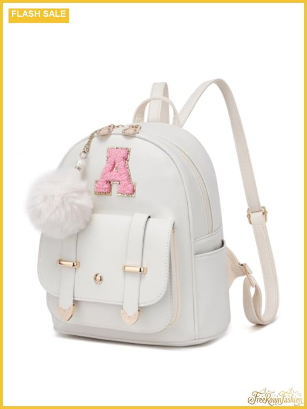 Personalized Leather Mini Backpack, Small Crossbody Purse for Women, Cute